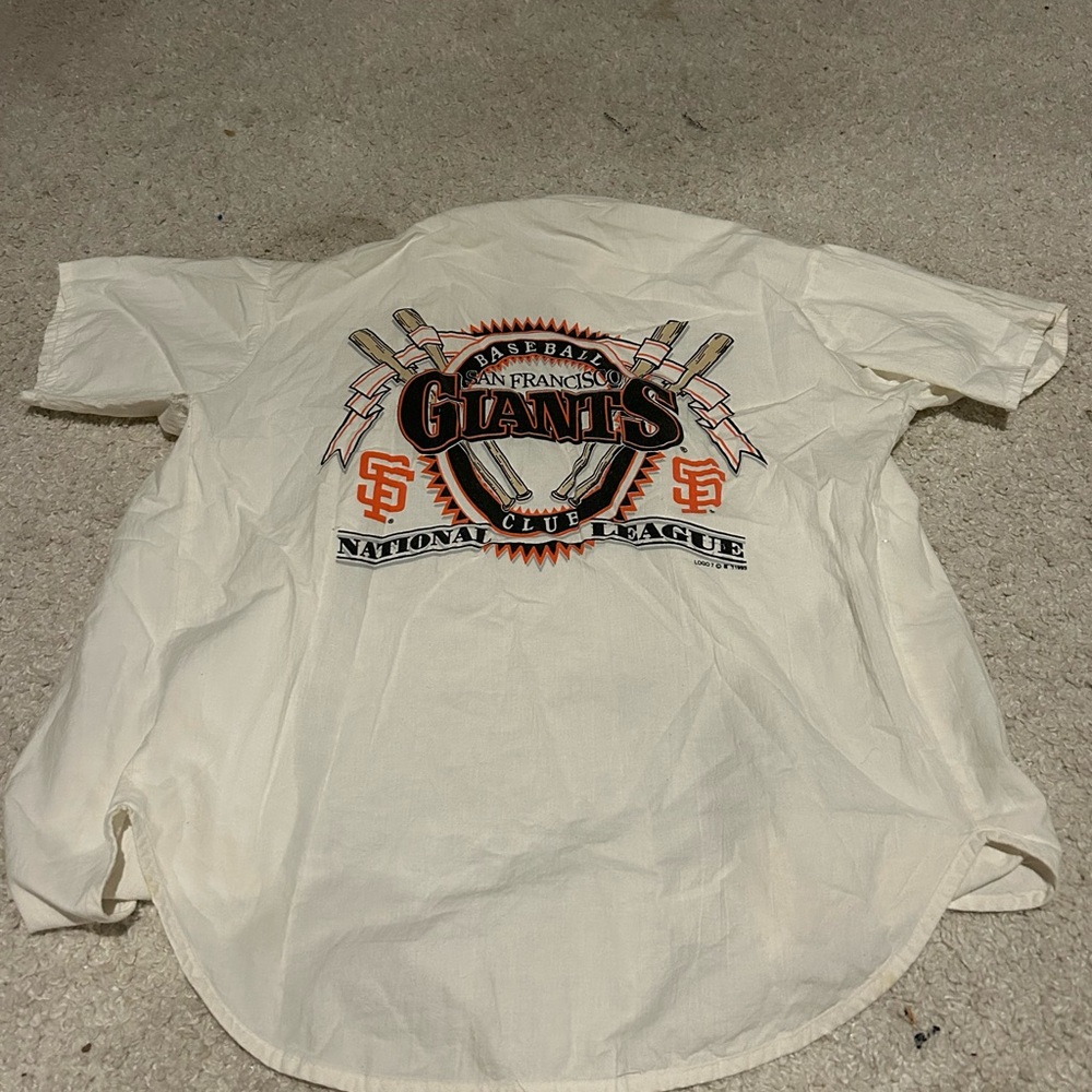 San Francisco Giants vintage logo 7 beach shirt